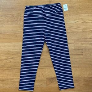 J. Crew Striped Cropped Leggings